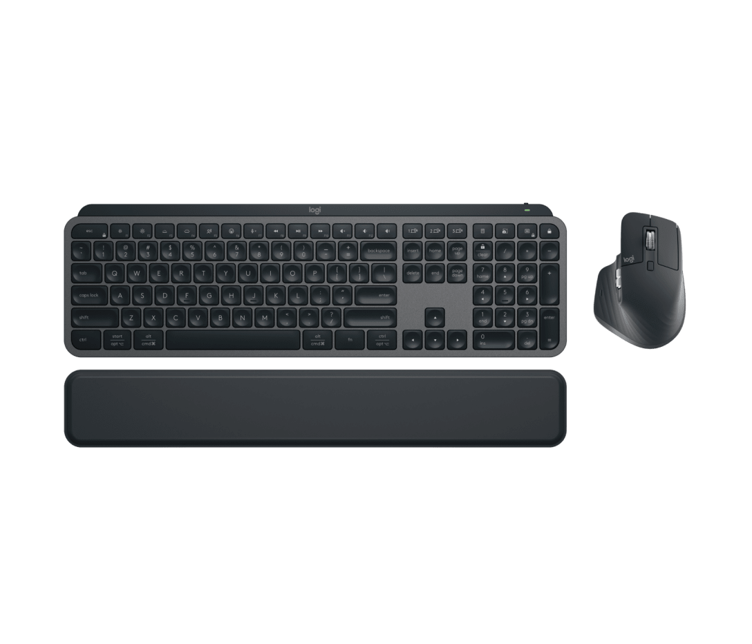 Logitech MX Keys S — Teclado + mouse sem fio
